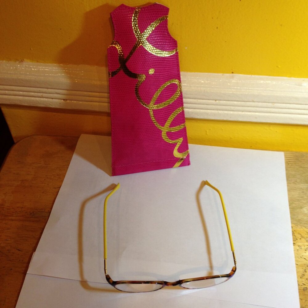 Lilly Pulitzer Mai Tai 47mm Yellow Reading Glasses